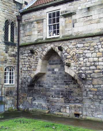 The restored washing area