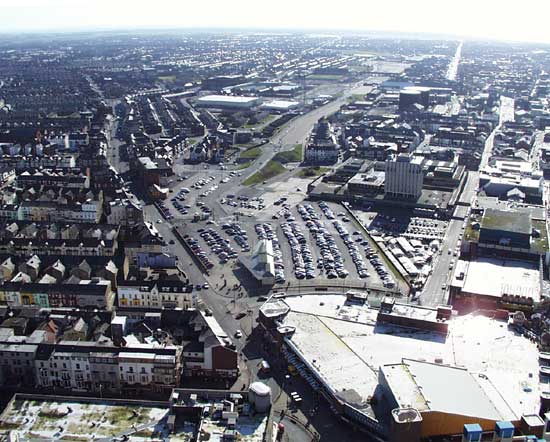South east from the Tower