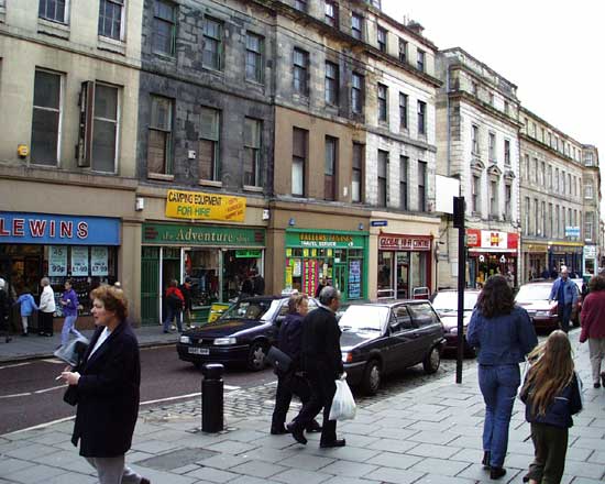 Clayton Street, mid way along