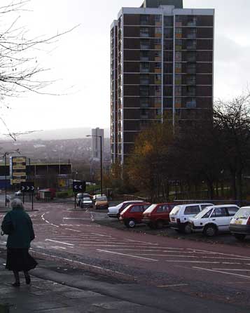 Looking down Tulloch Street today