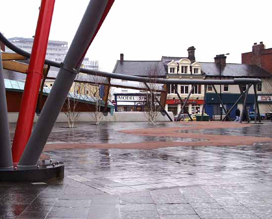 Times Square looking towards Marlborough Crescent