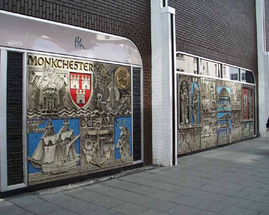 British Home Stairs, Newcastle mural