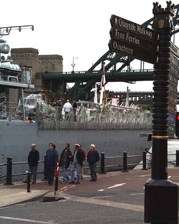 HMS Richmond at Quayside