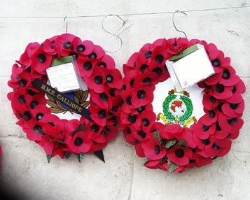 Calliope and Gibraltar wreaths