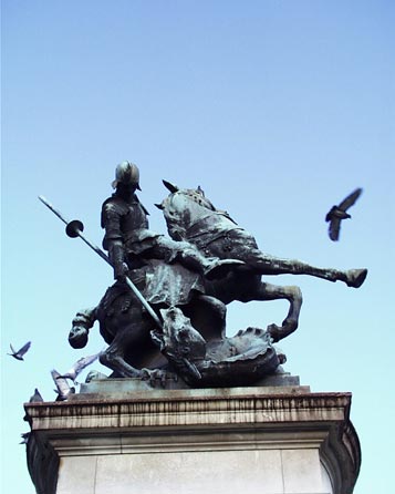 St. George slays the dragon