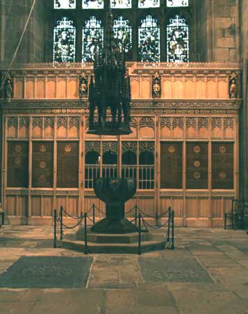 Font and west door screen