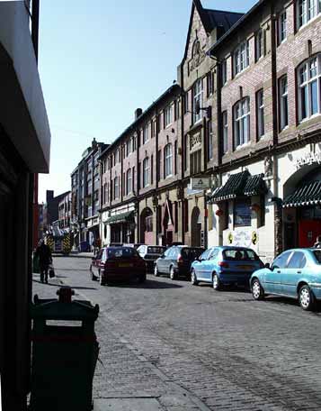 Stowell Street looking west